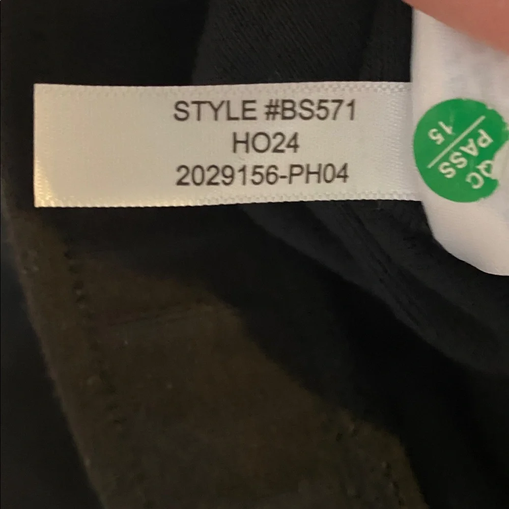 Mens J. Crew size large black joggers athletic comfort pant style #BS571